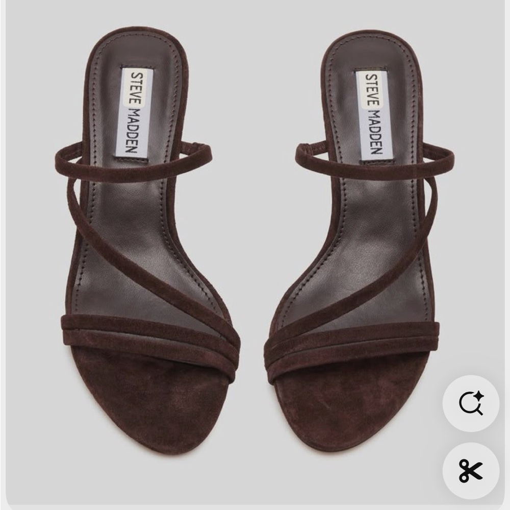 Steve Madden Brown Heeled Sandals